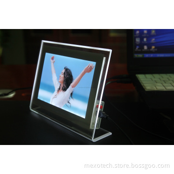 Table-Top Crystal Acrylic Photo Frame with Magnet (CST03)